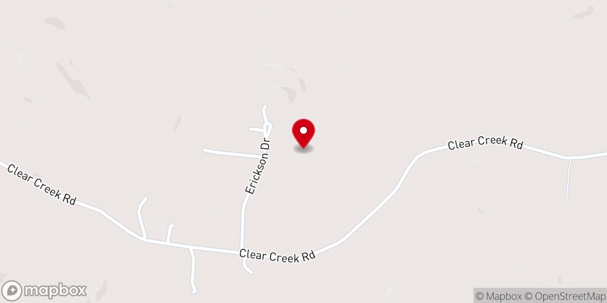 Map showing location of Haywood Church