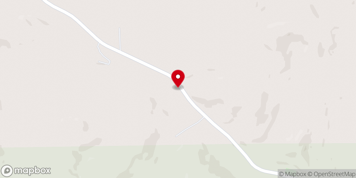 Map showing location of Little Lake Creek Church