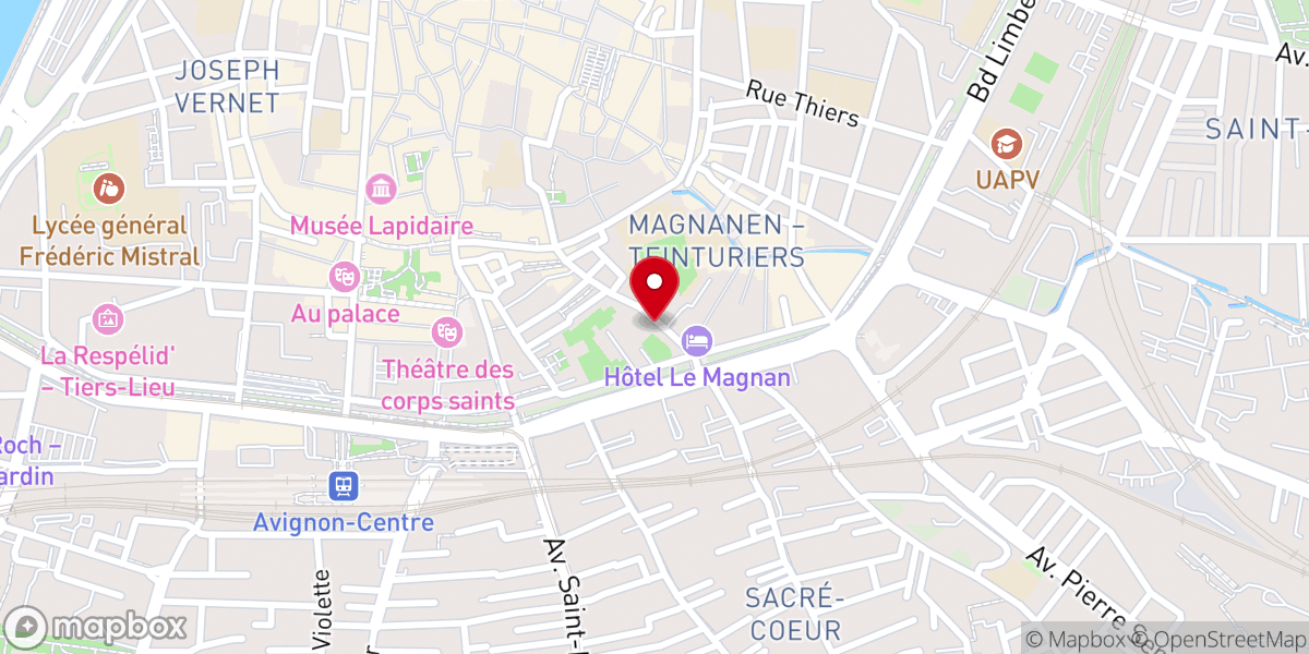 Map showing location of Soeurs Saint François d'Assise
