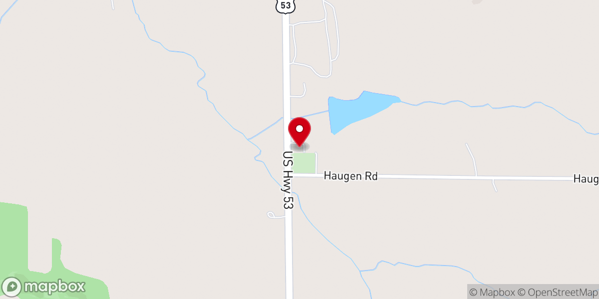 Map showing location of Kings Valley Lutheran Church