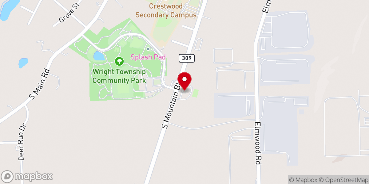 Map showing location of St Paul's Pre-School