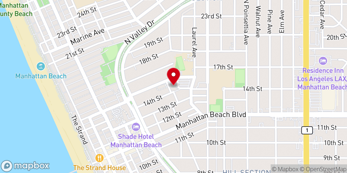 Map showing location of Parish Offices