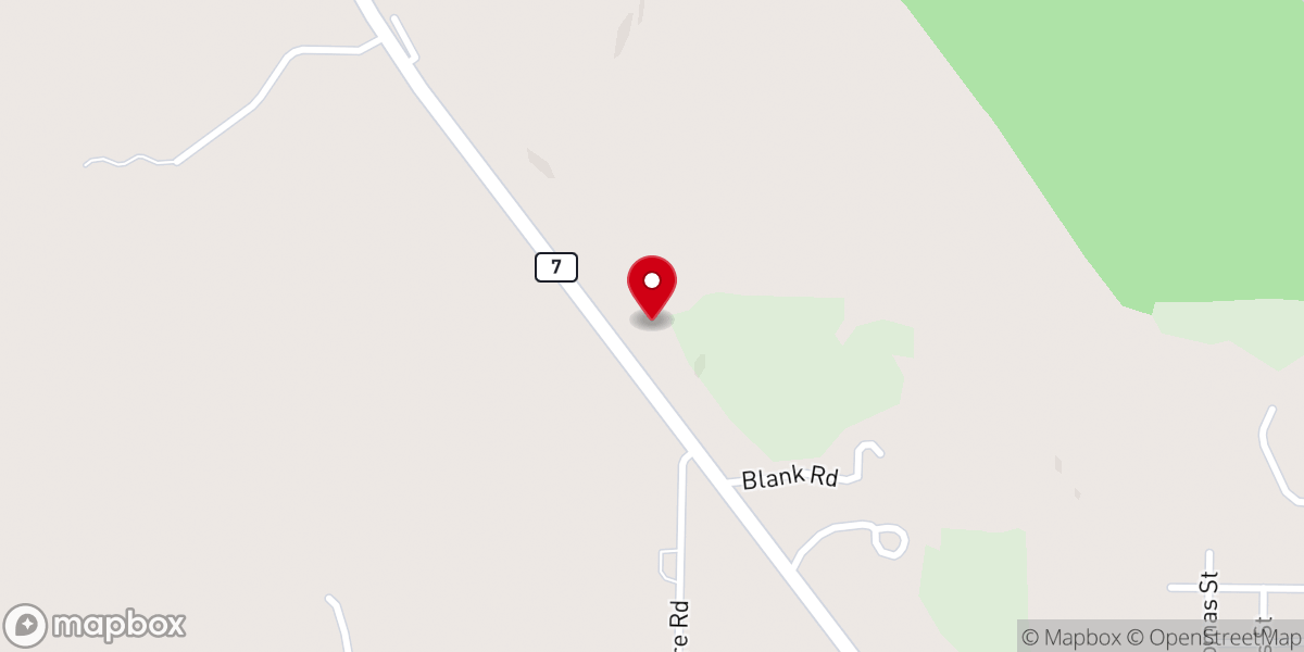 Map showing location of St. Jude Catholic church