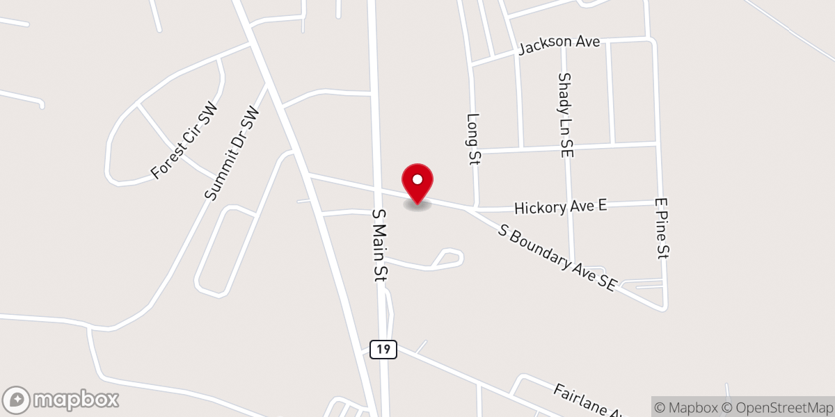 Map showing location of Stepping Stones Outreach Ministries Inc