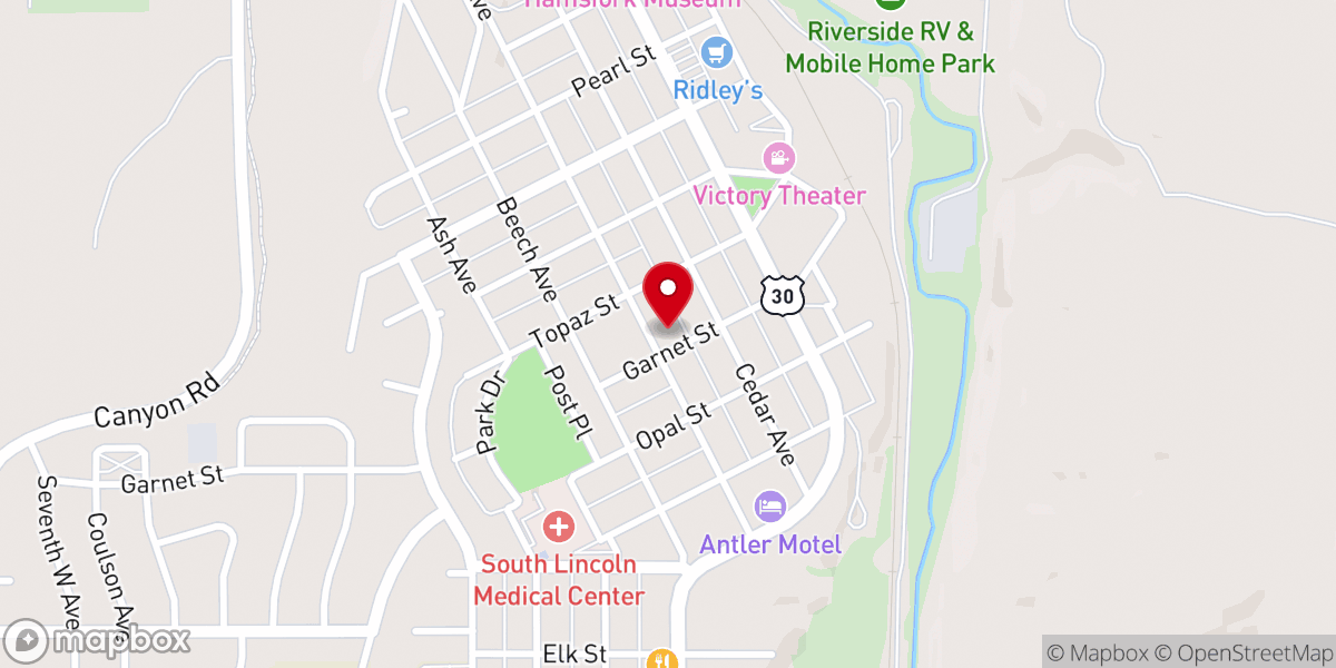 Map showing location of Berta A Penny Methodist