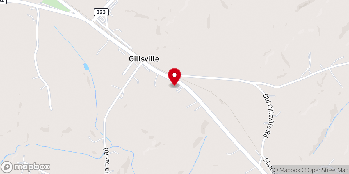 Map showing location of Midway Methodist Church