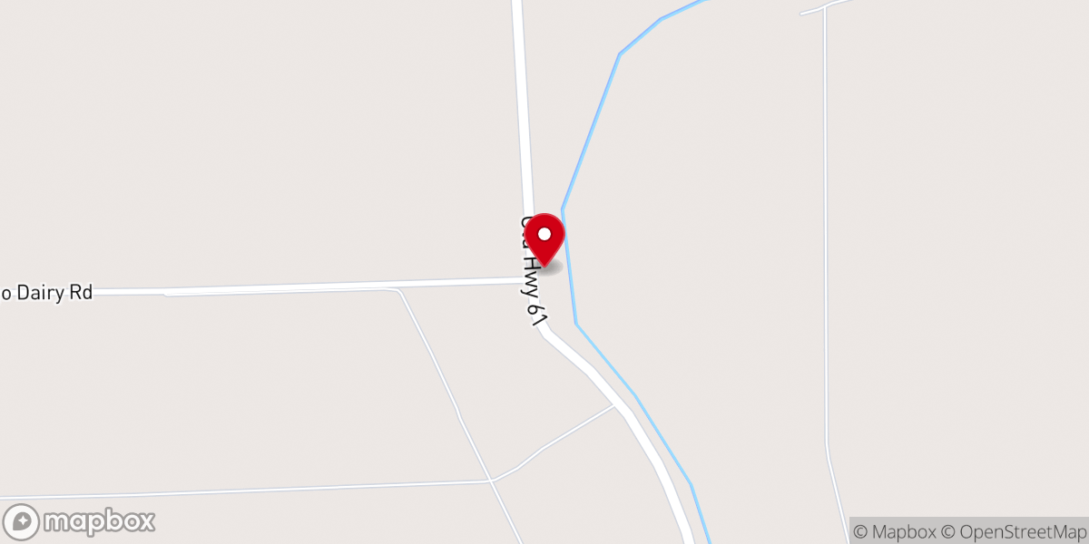 Map showing location of Mt Carmel MB Church