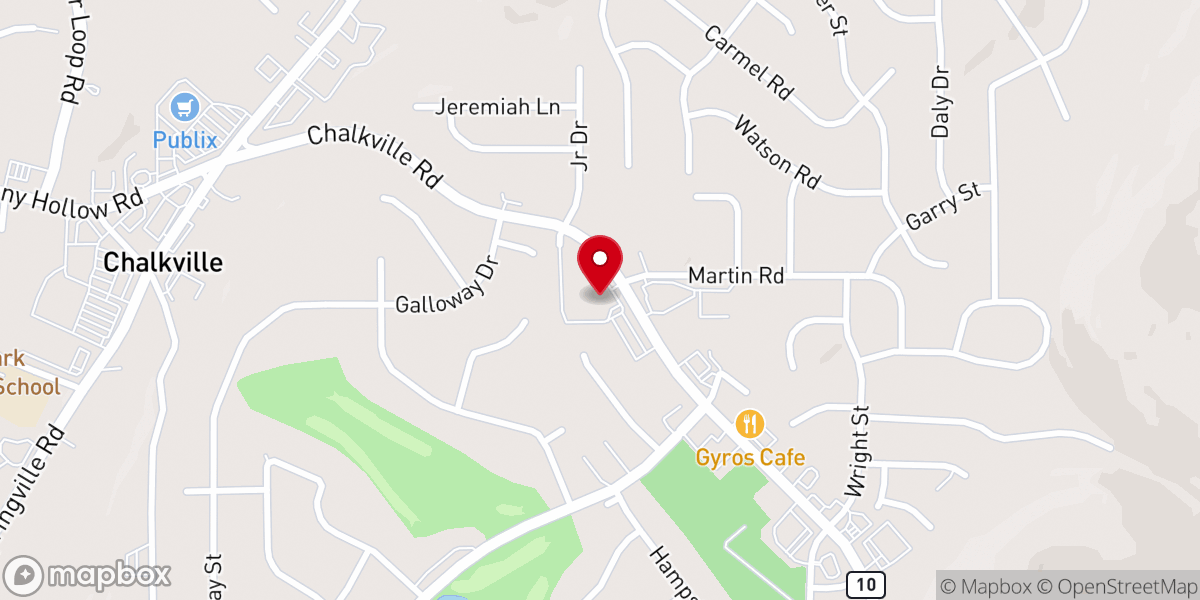 Map showing location of Horizon Church Inc