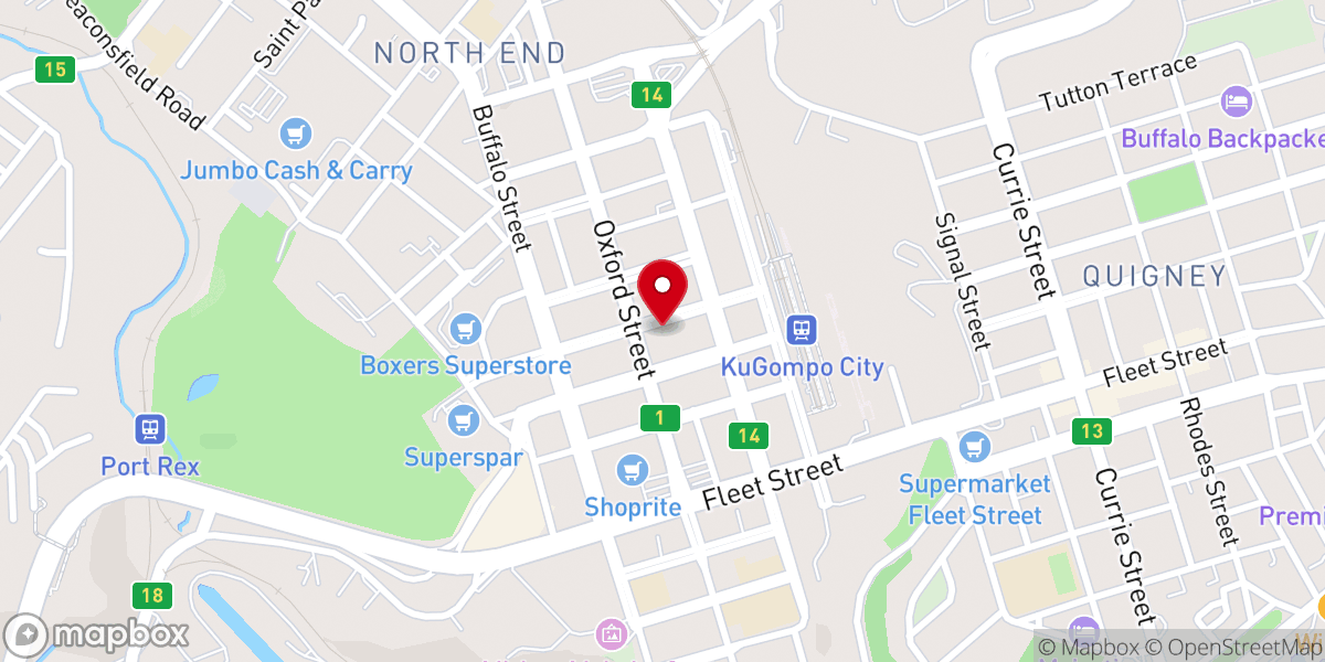 Map showing location of Christ Embassy East London