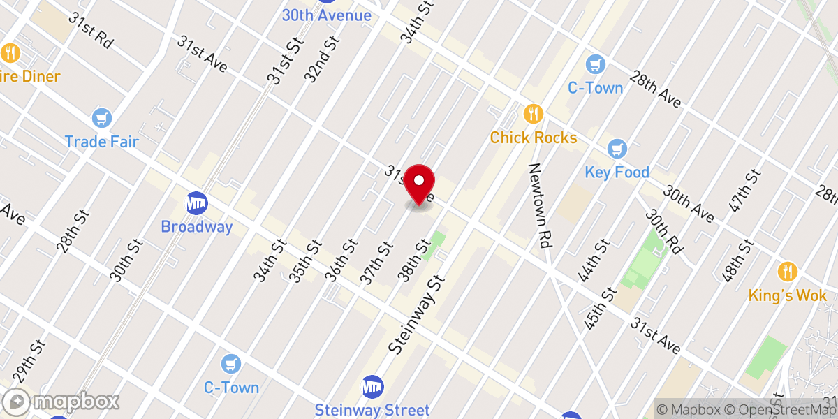 Map showing location of Christ the living hope church