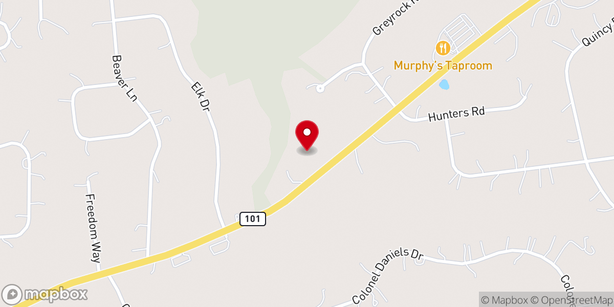 Map showing location of New Hope Christian Fellowship