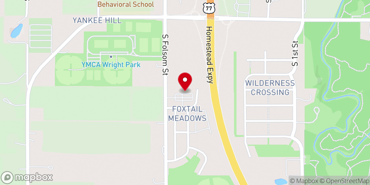 Map showing location of Hope Community Church