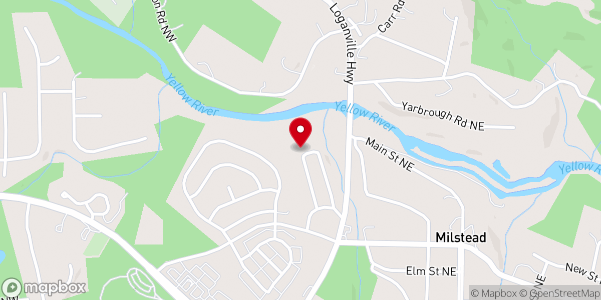 Map showing location of Living Water of Christ Church
