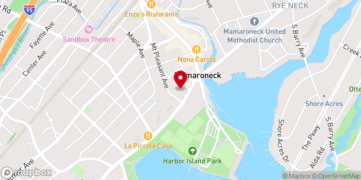 Map showing location of St Thomas Church Thrift Shop