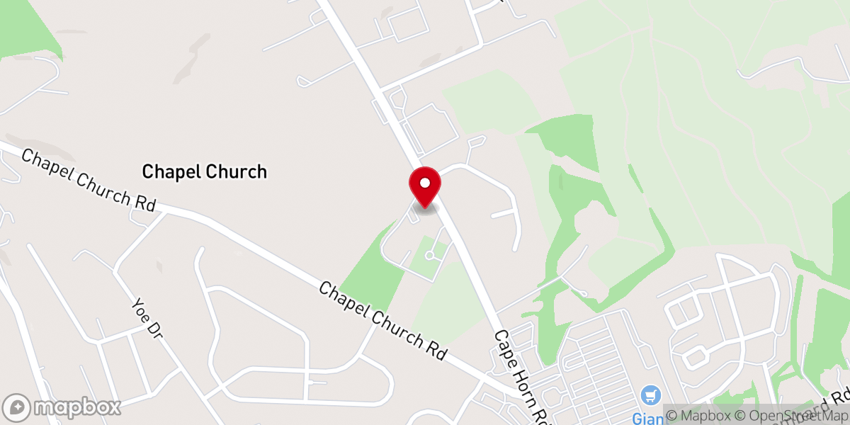 Map showing location of St. Ambrose Orthodox Chapel