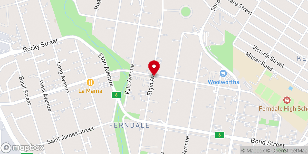 Map showing location of KICC South Africa