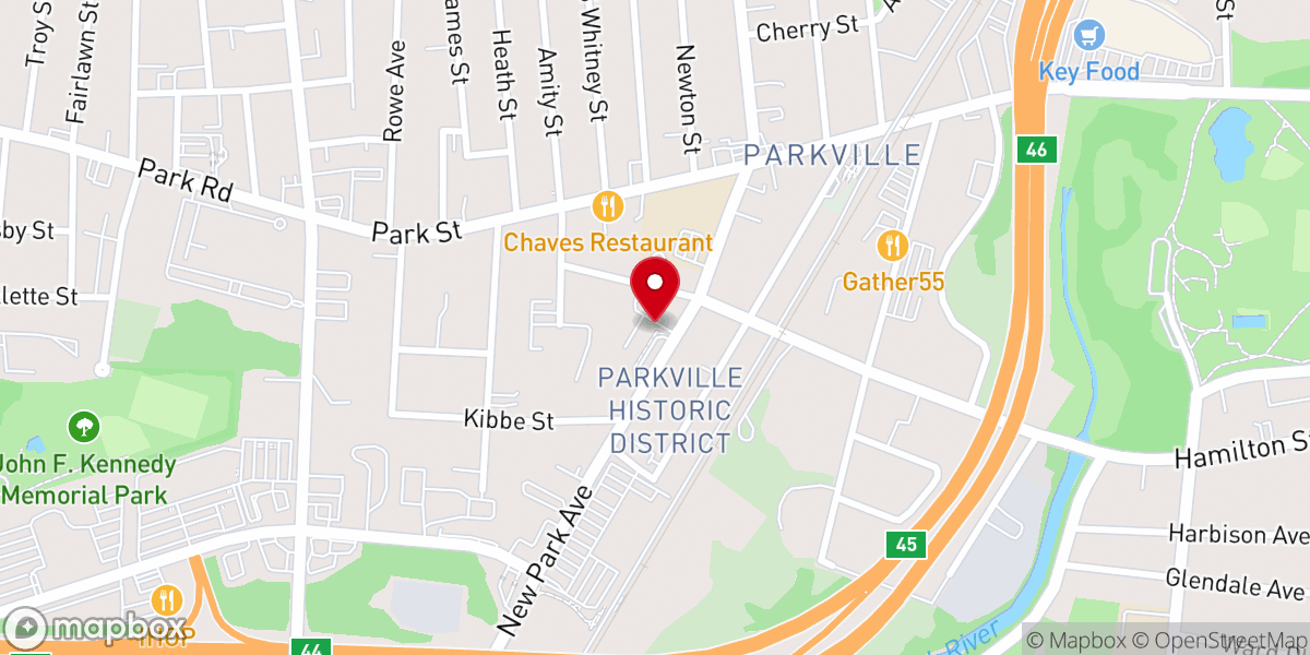Map showing location of Our Lady of Sorrows