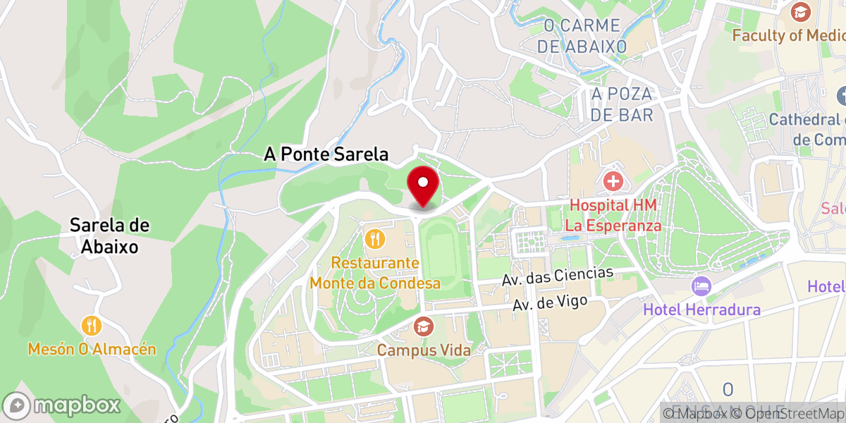 Map showing location of Pazo de San Lorenzo de Trasouto