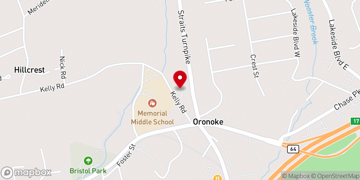 Map showing location of Kingdom Bound Church