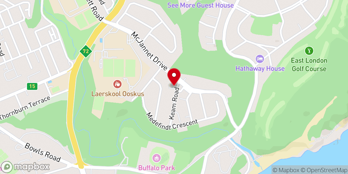 Map showing location of Church of Christ