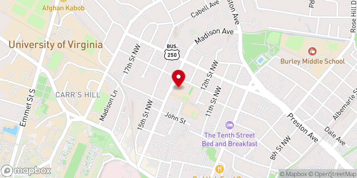 Map showing location of Church of the Resurrection