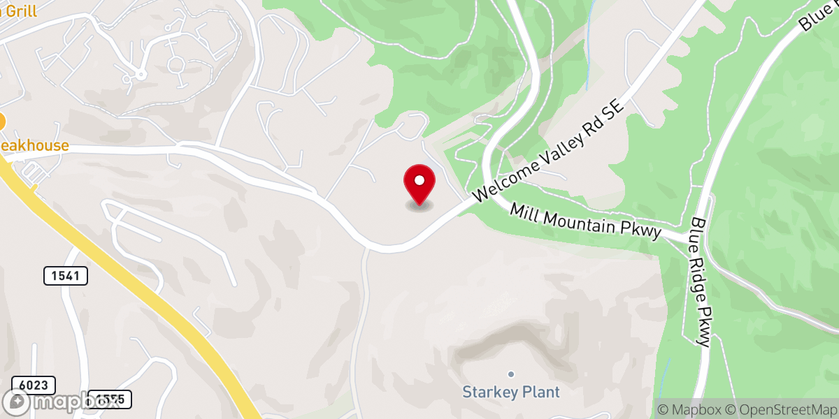 Map showing location of New Haven Church