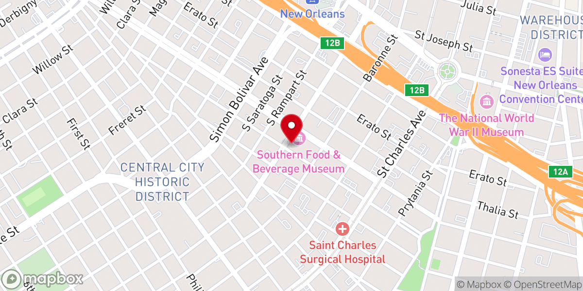 Map showing location of Living Witness Church of God in Christ