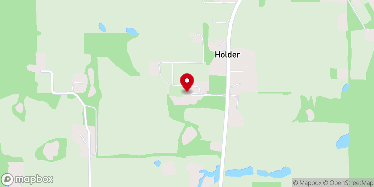 Map showing location of North Pleasant Grove Baptist Church