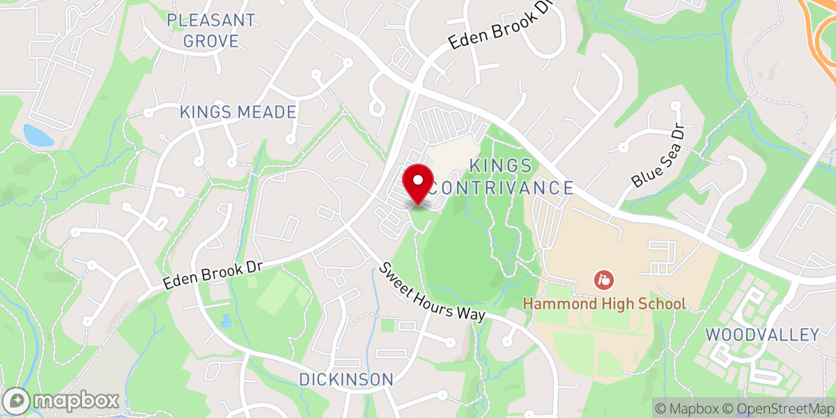 Map showing location of Christian Science Society