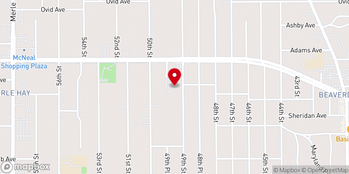 Map showing location of Immanuel United Methodist Church