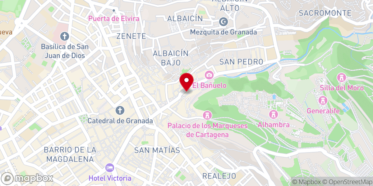 Map showing location of Iglesia Parroquial de San Gil y Santa Ana