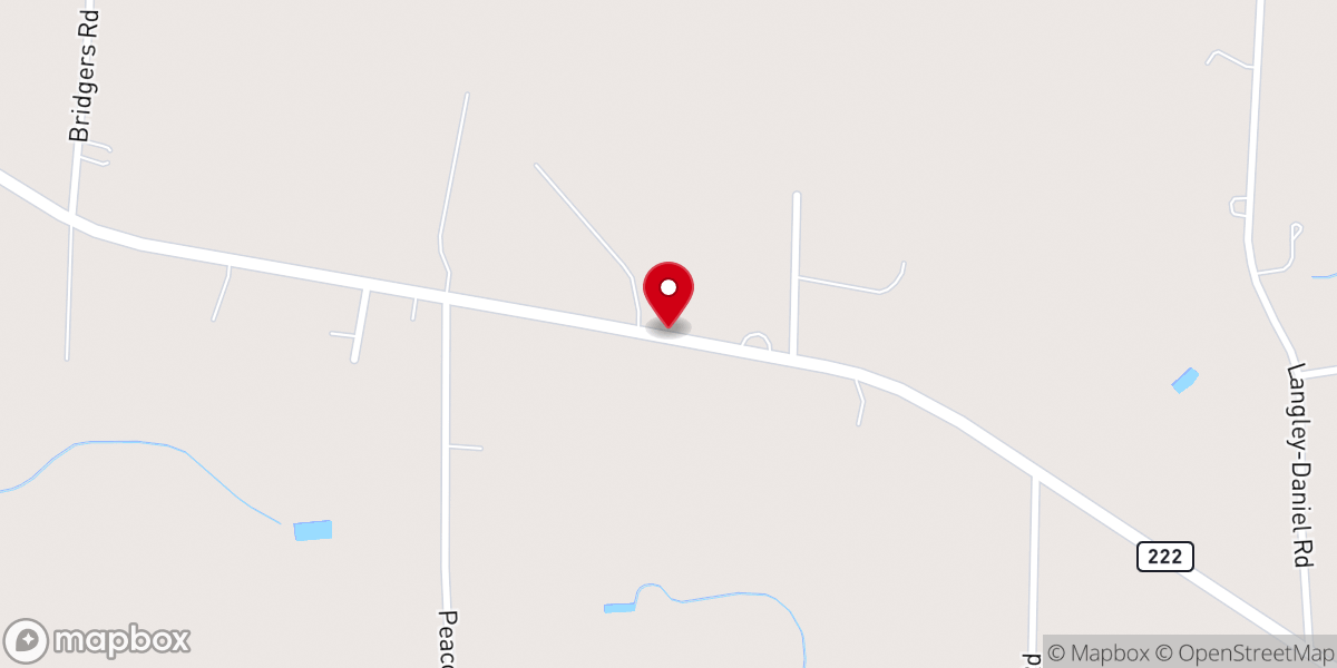 Map showing location of Pitmans Grove Church