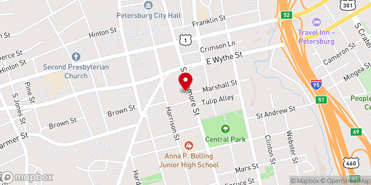 Map showing location of FlamingSword Church of Deliverance
