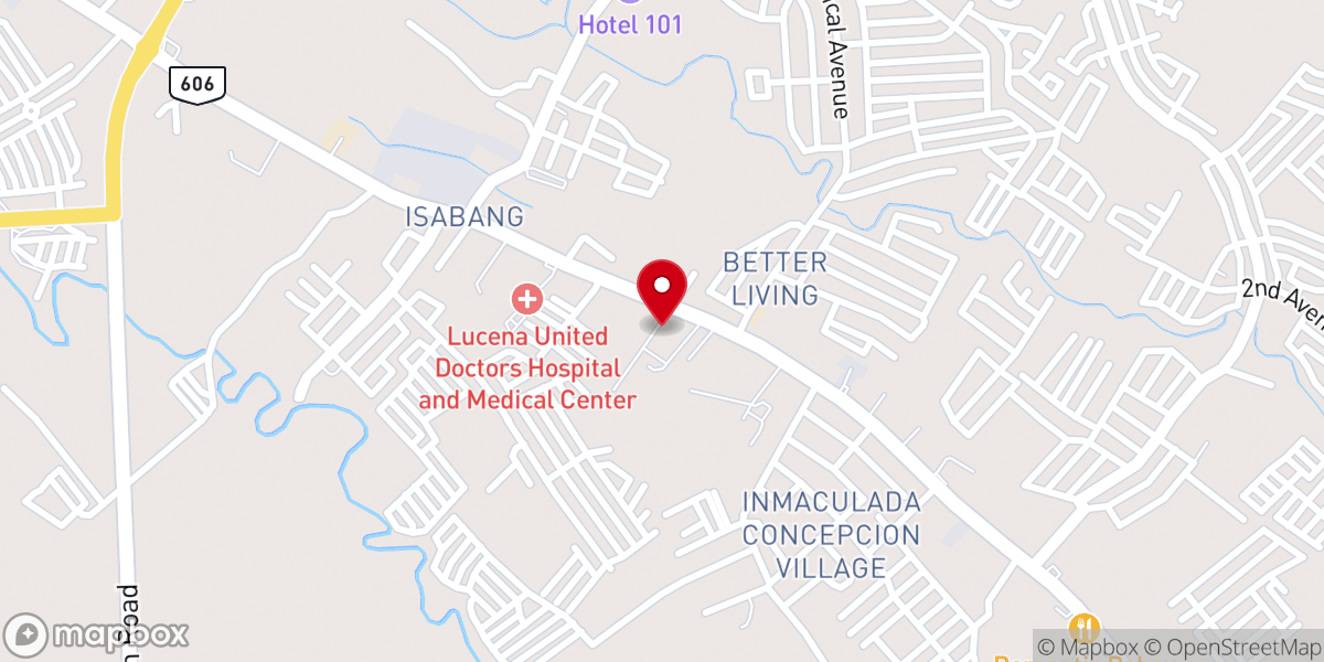 Map showing location of Apostolic Pentecostal Church