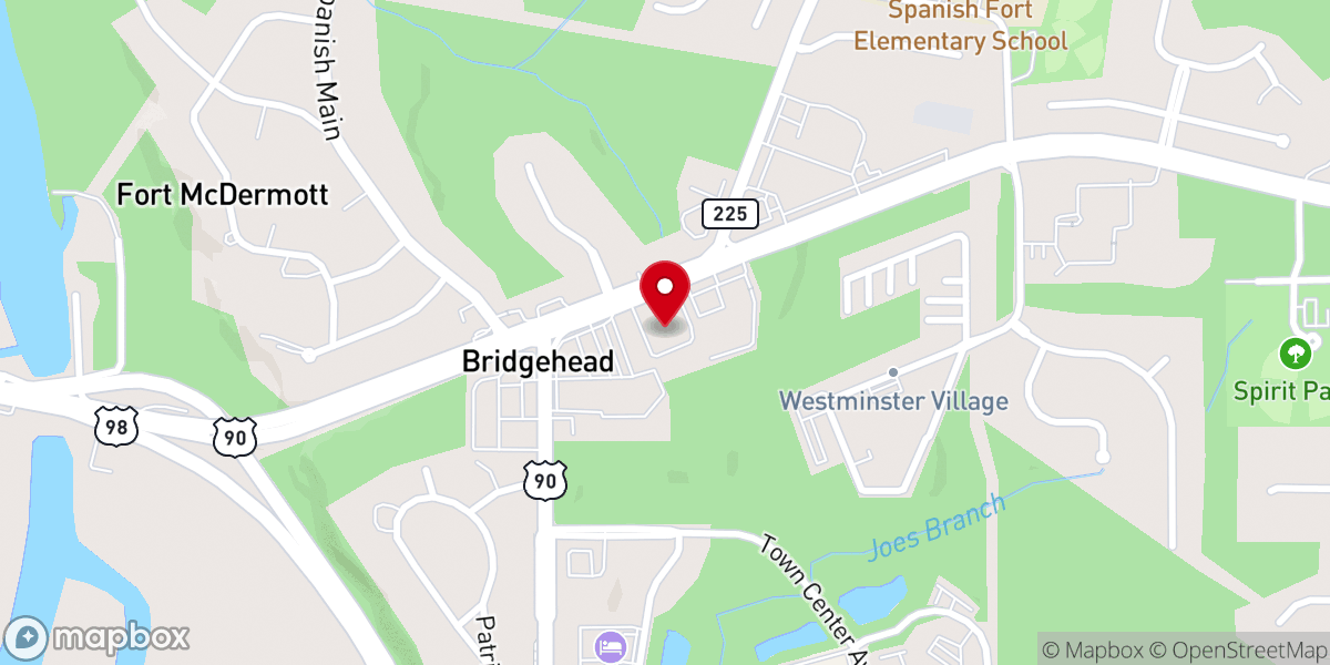 Map showing location of Presbytery of South Alabama