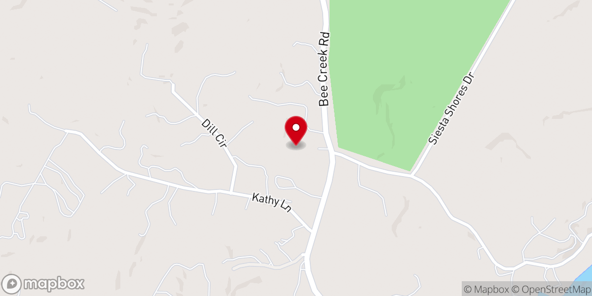 Map showing location of Spirit in the Hills Lutheran Church
