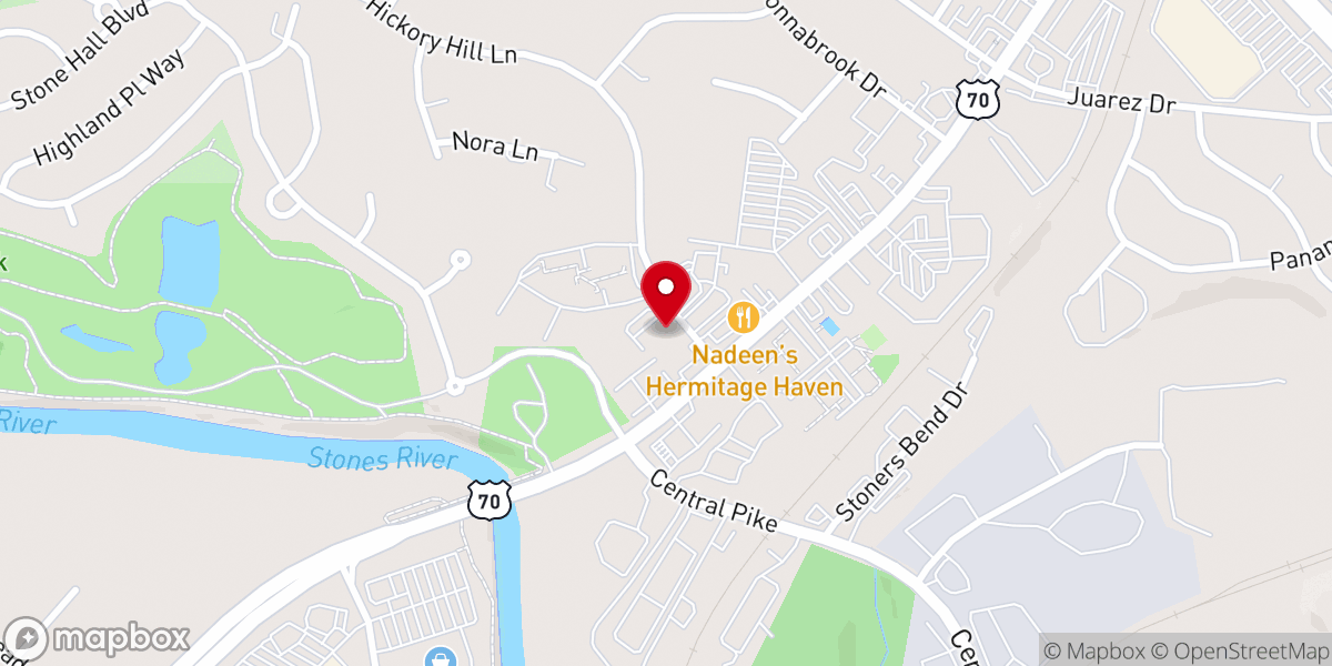 Map showing location of Emmanuel Lutheran Church