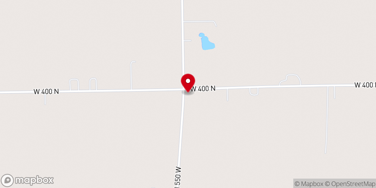 Map showing location of Nazarene Parsonage-Sugar Grove
