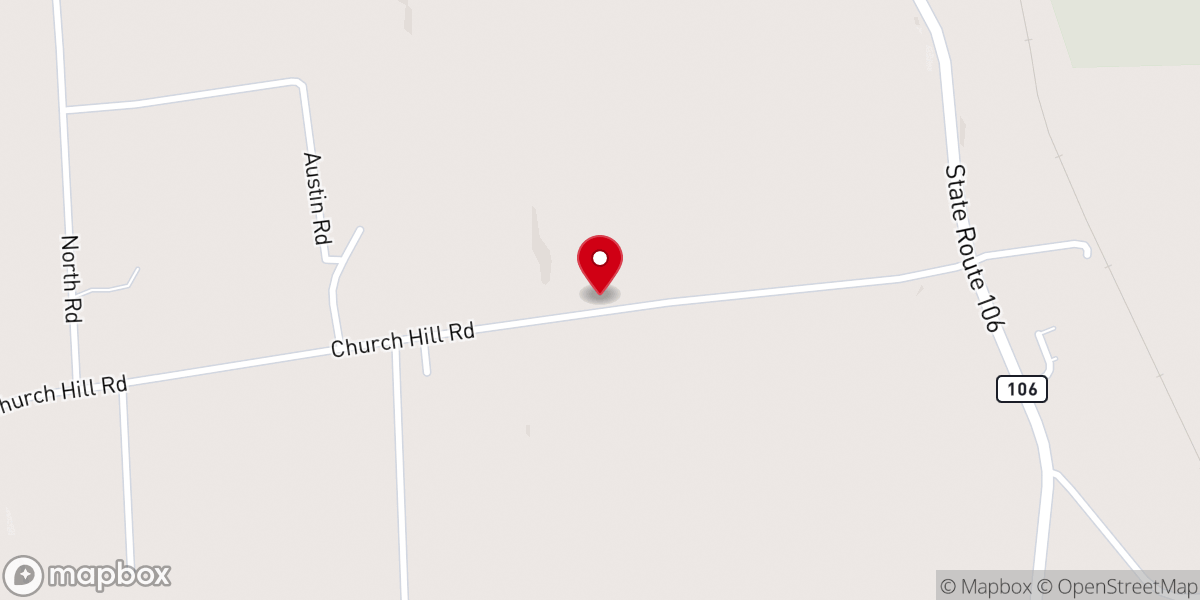 Map showing location of Rural Community Action Ministry