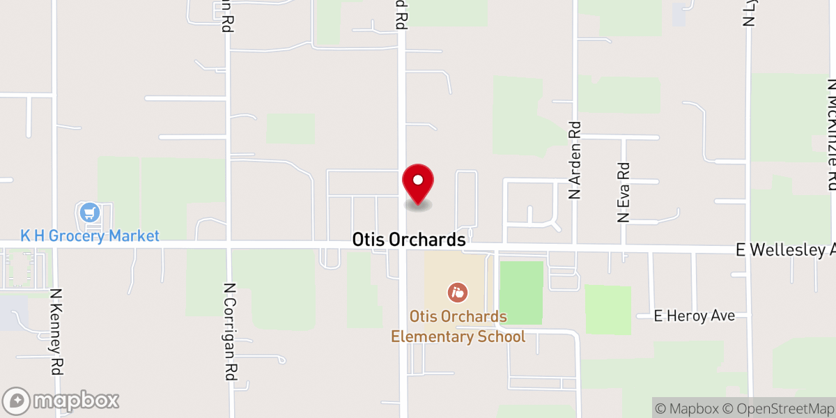 Map showing location of Real Life Otis