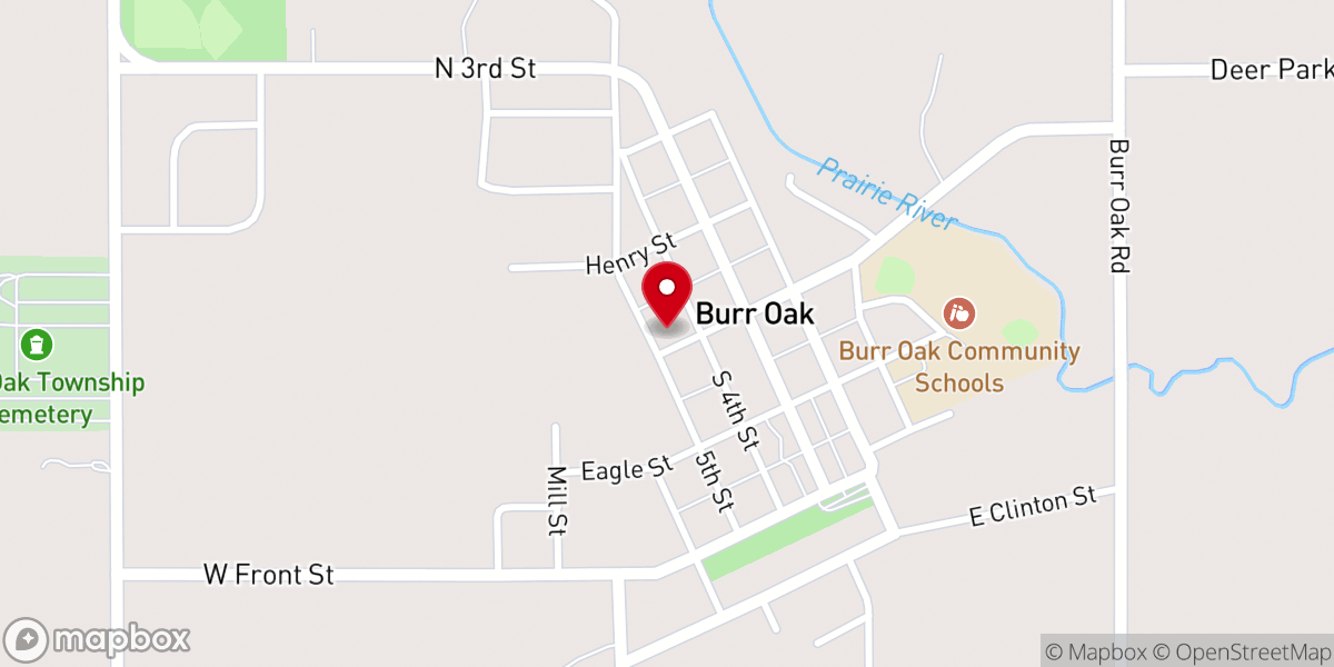 Map showing location of St Johns Lutheran Parsonage