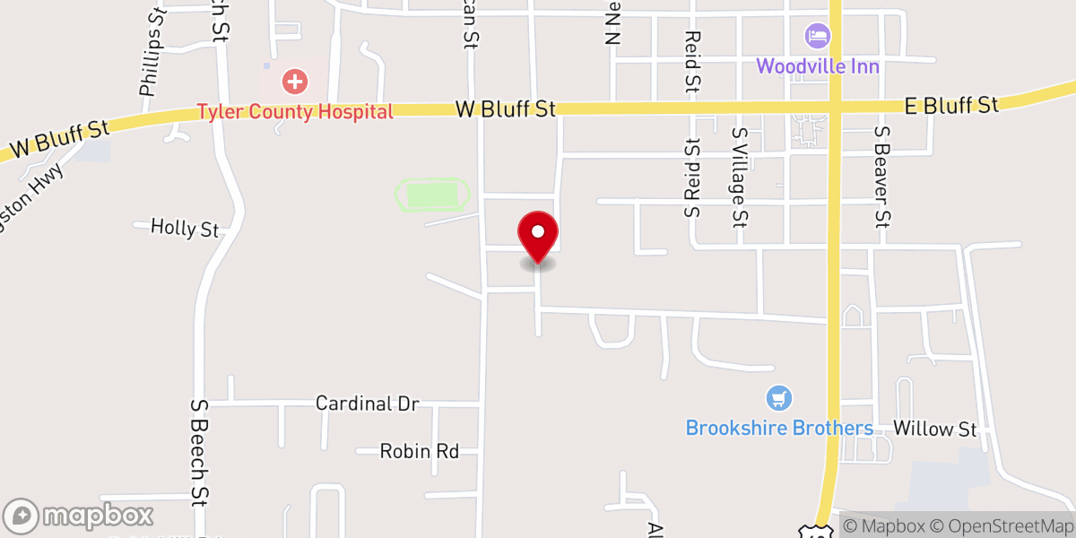 Map showing location of City Of Woodville Park