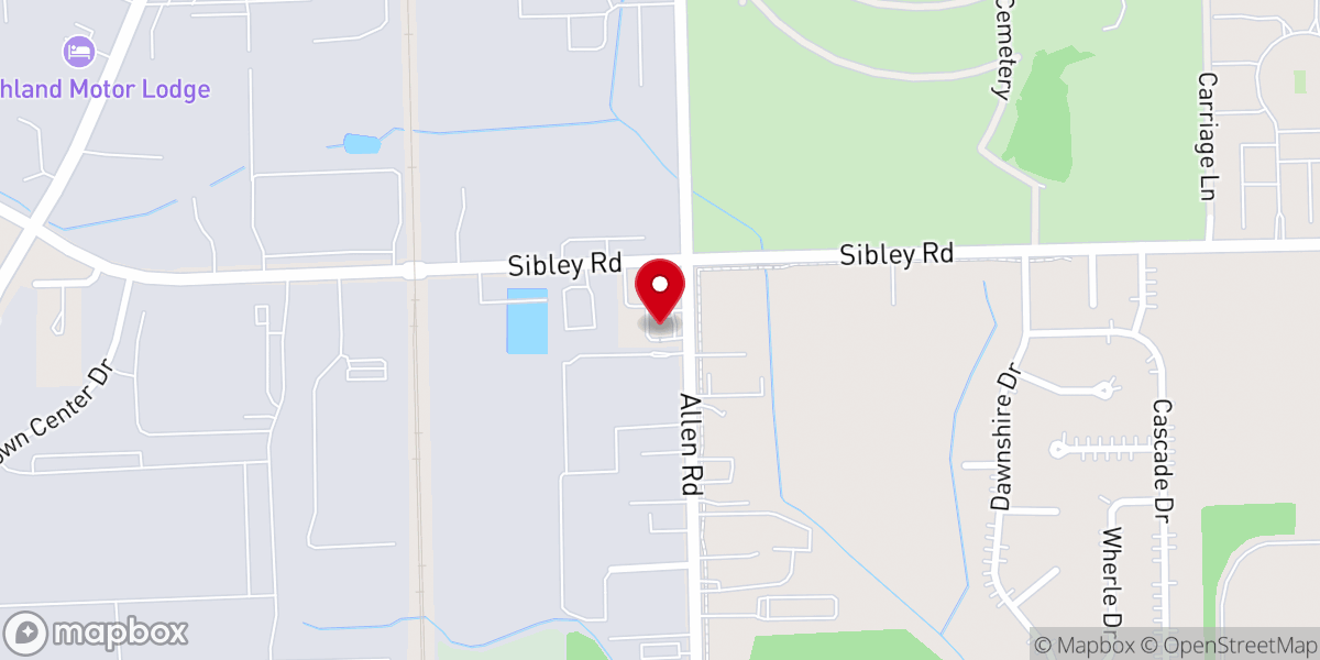 Map showing location of Church of Many Miracles