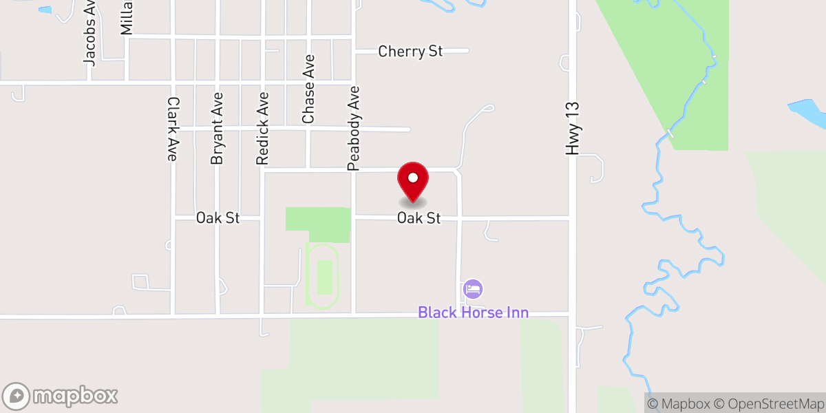Map showing location of Faith Hope and Love Church