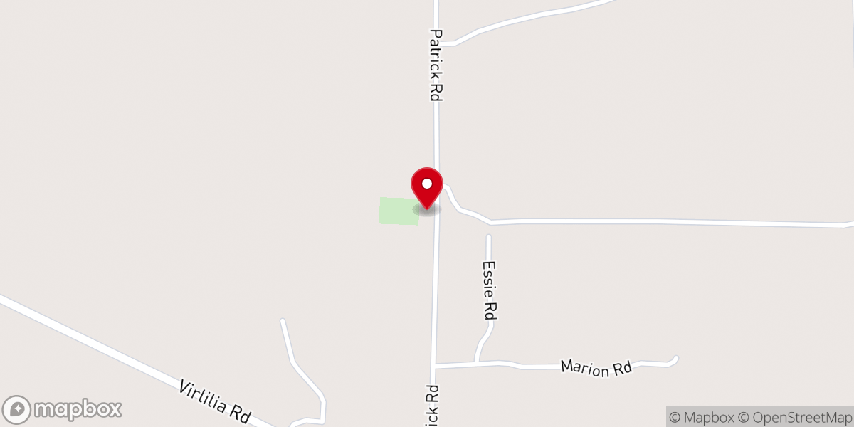 Map showing location of Mt Hope Missionary Baptist Church