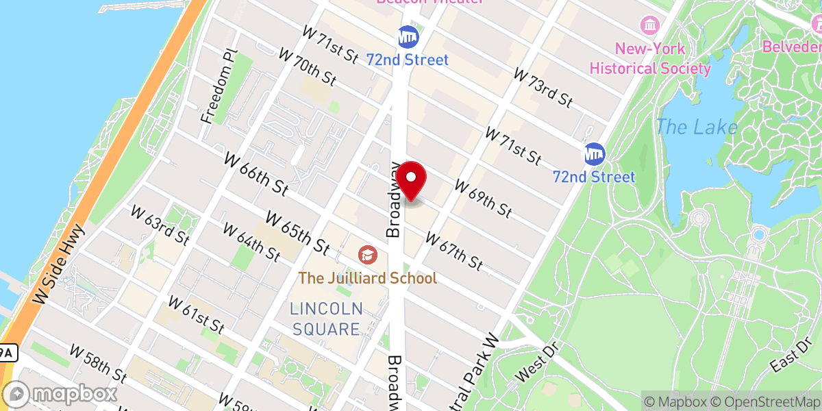 Map showing location of Every Tribe Church