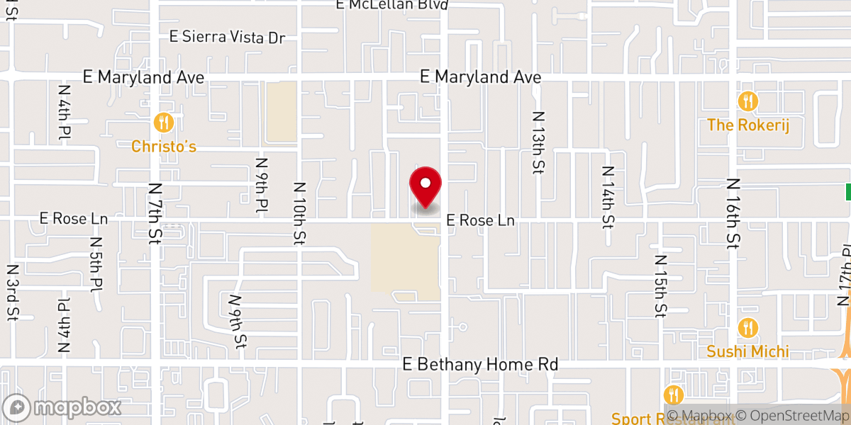 Map showing location of Madison Church
