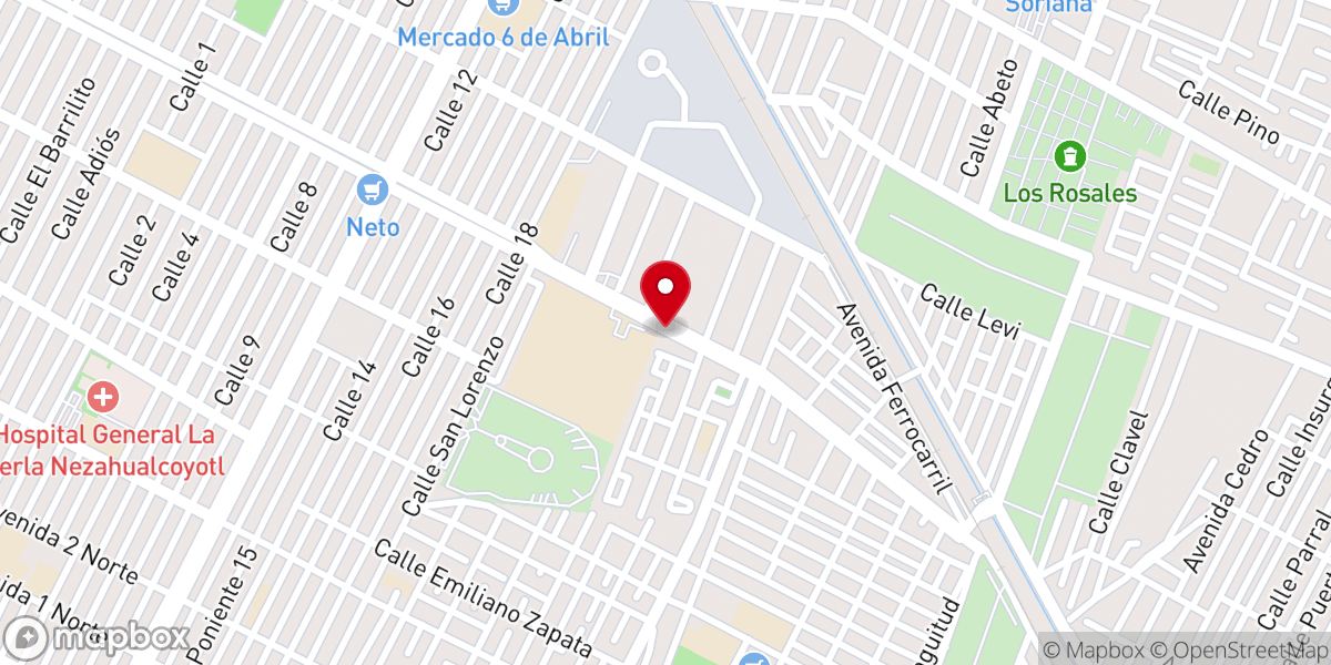 Map showing location of Iglesia Elim Izcalli