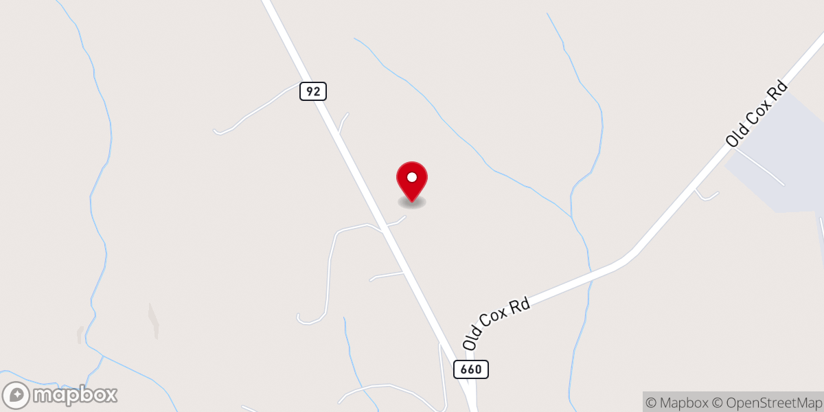 Map showing location of True Worship Deliverance Center