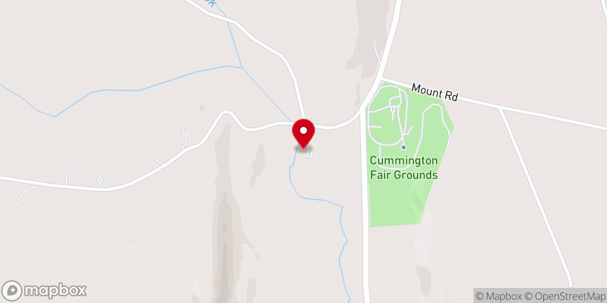 Map showing location of Warner Farms United Church